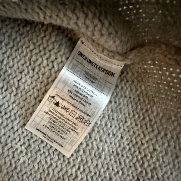 Free People One Teaspoon Rider Rollneck Sweater With Trim  XL NWT - Picture 10 of 12